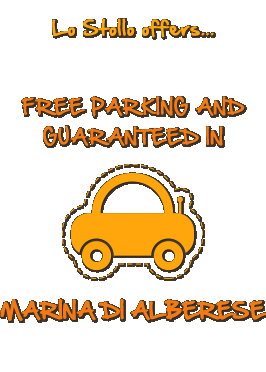 Free Parking and Guaranteed in Marina di Alberese