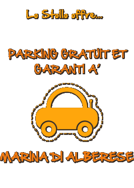 Parking gratuit et garanti à Marina di Alberese